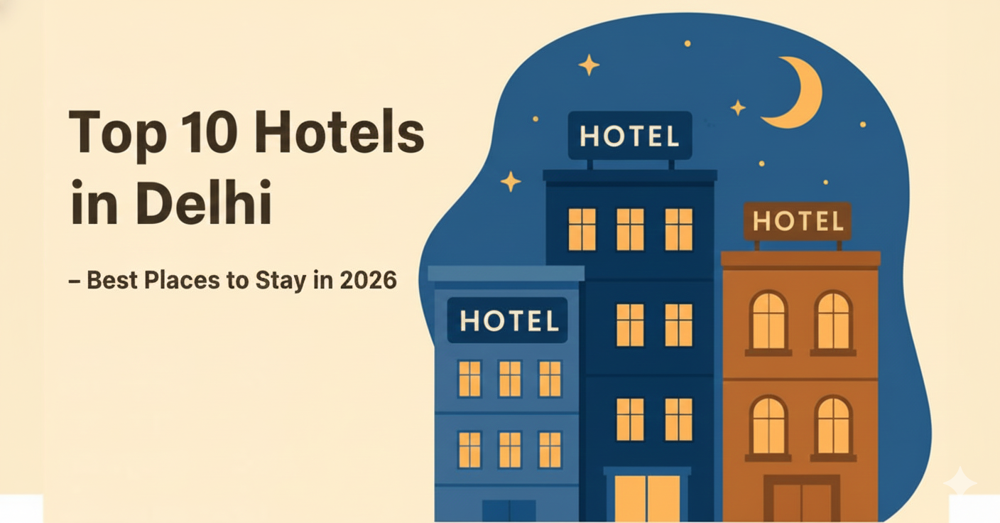 Top 10 Hotels in Delhi – Best Places to Stay in 2026